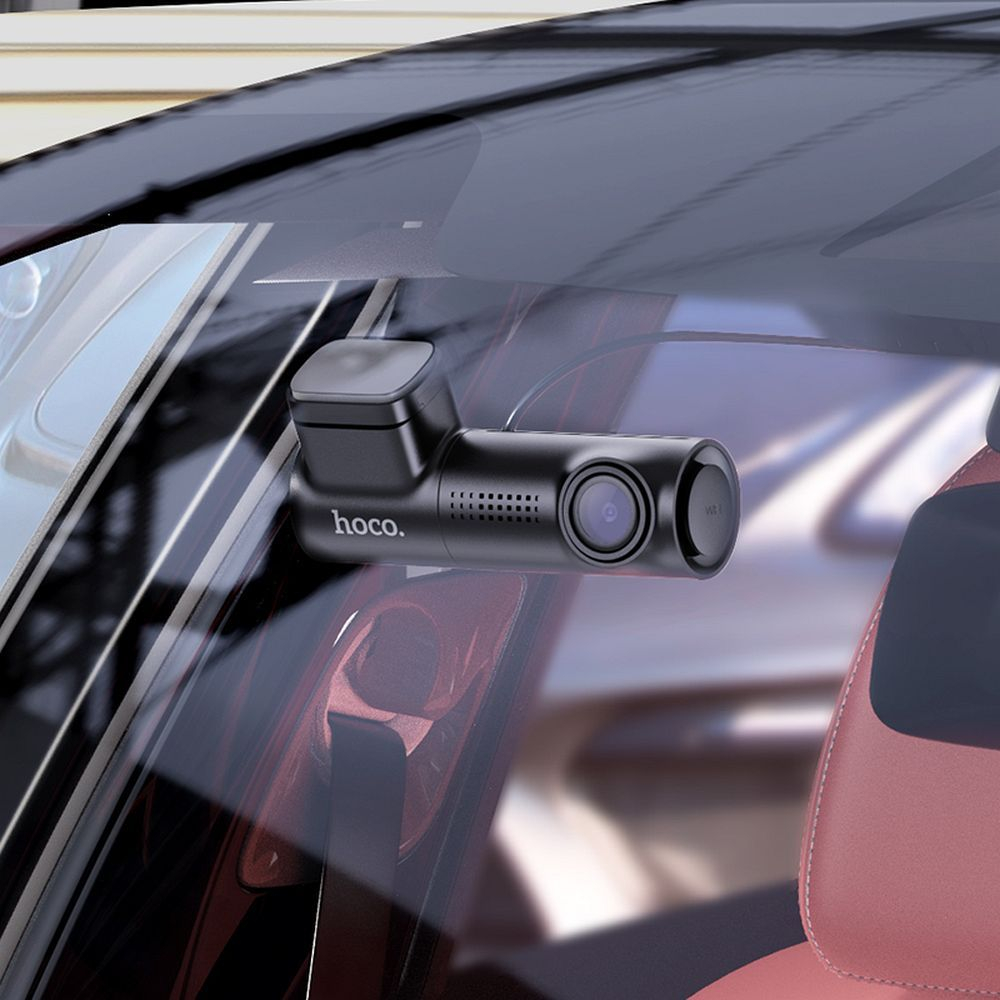 Hoco Cameră Auto cu Ecran DV1, 1080p, 30fps, 0.96", Negru [7]