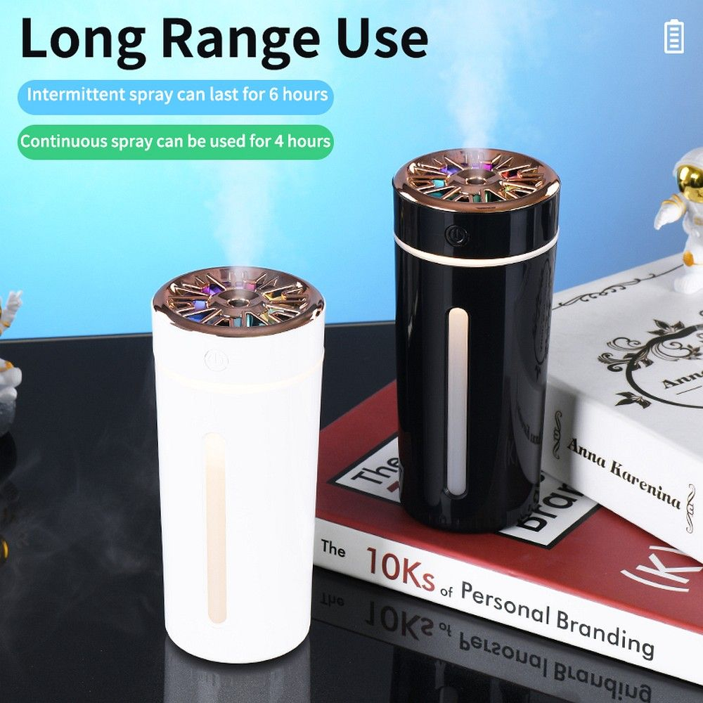 Difuzor Aromaterapie și Umidificator Auto - Model Art Deco RM 0628, Alb [3]