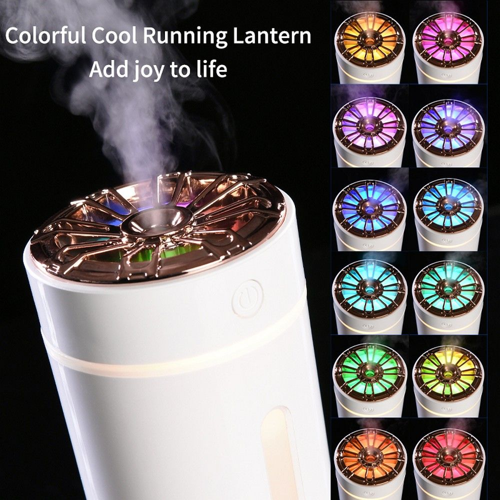 Difuzor Aromaterapie și Umidificator Auto - Model Art Deco RM 0628, Alb [4]