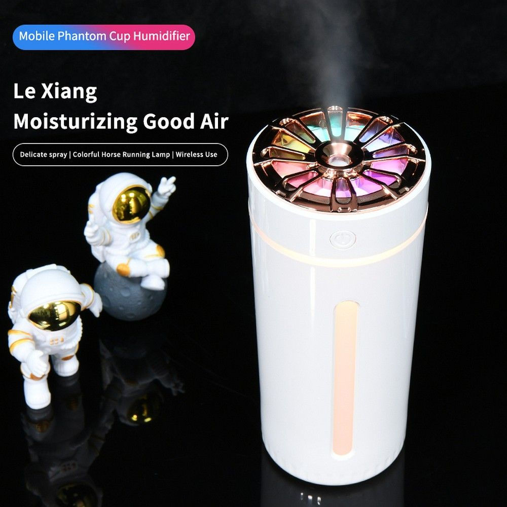 Difuzor Aromaterapie și Umidificator Auto - Model Art Deco RM 0628, Alb [5]