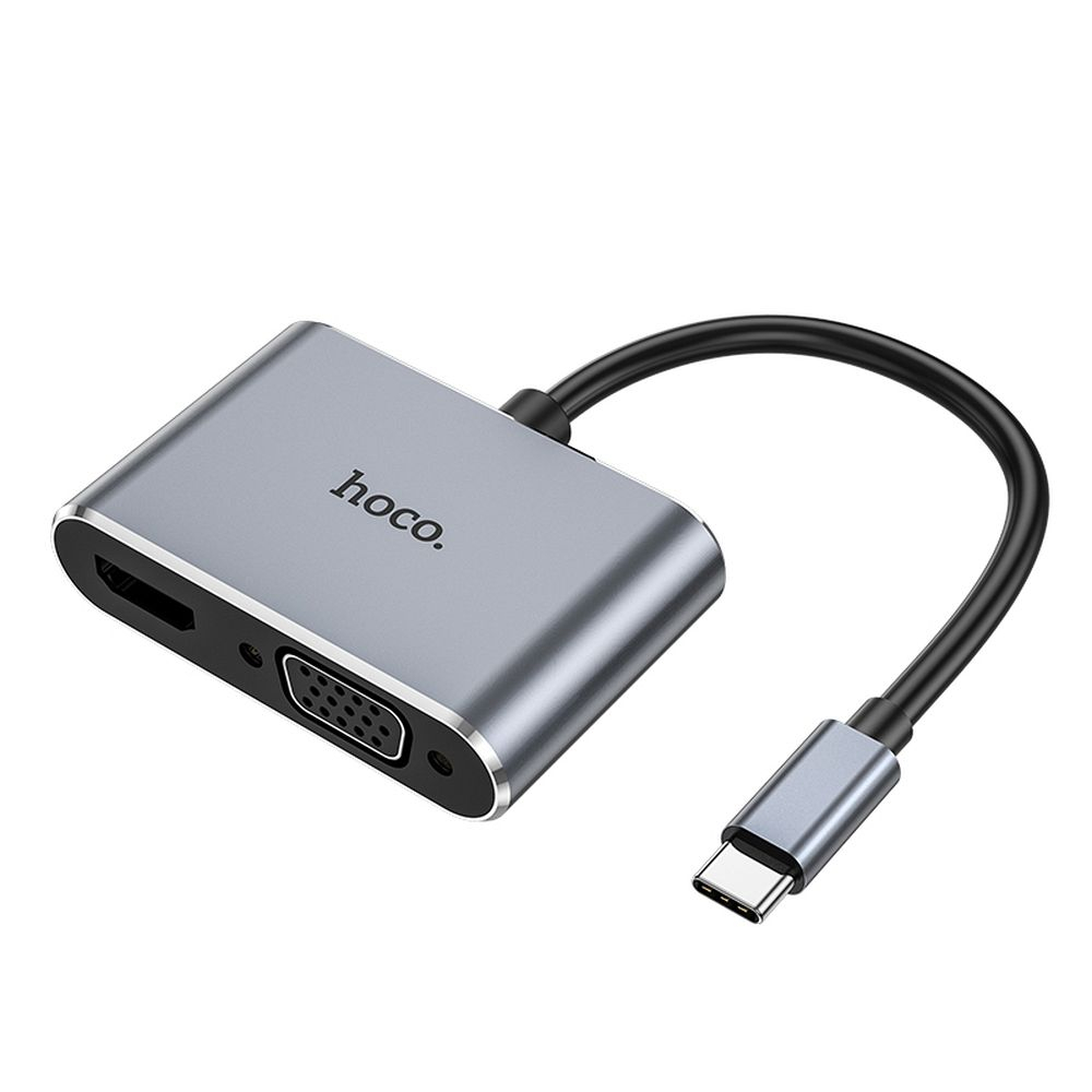 Adaptor HOCO HUB Tip C la HDTV+VGA+USB3.0+PD100W+HDMI HB30 HB30 [1]