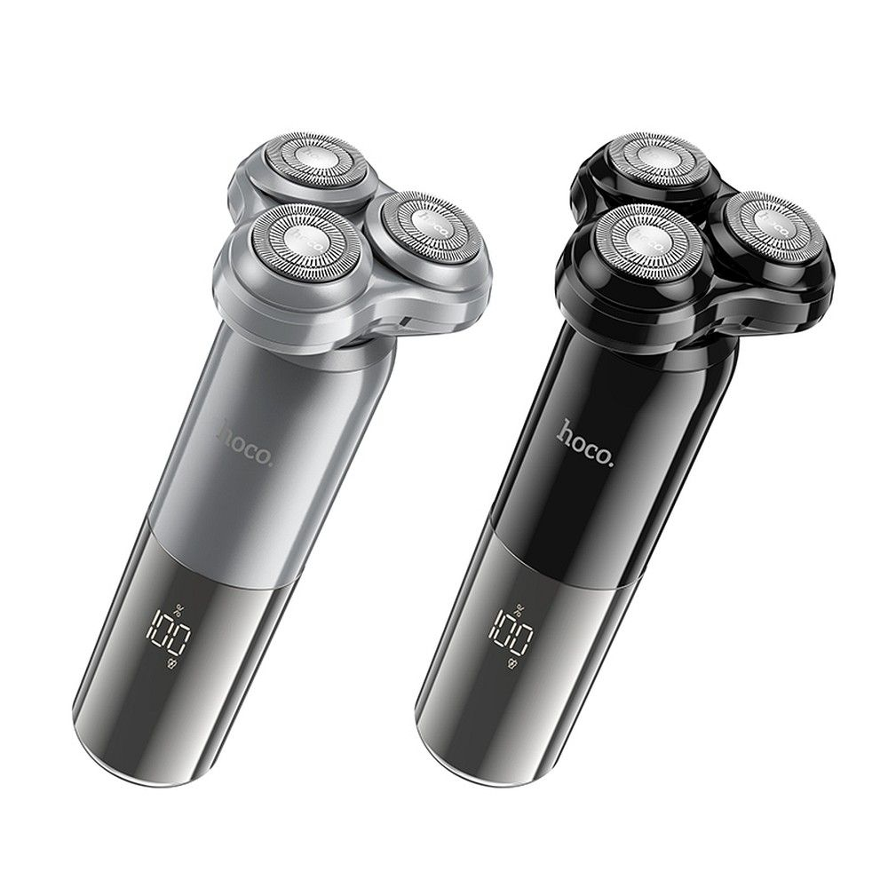 Aparat de Ras Electric Hoco cu 3 Lame HP35, Negru [1]