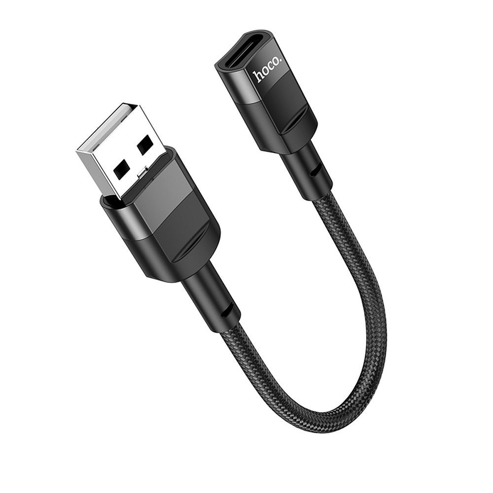 Cablu de date, Hoco U107, USB Male/ USB 3.0, 3A, 5Gbps, 1.2m, Negru [1]