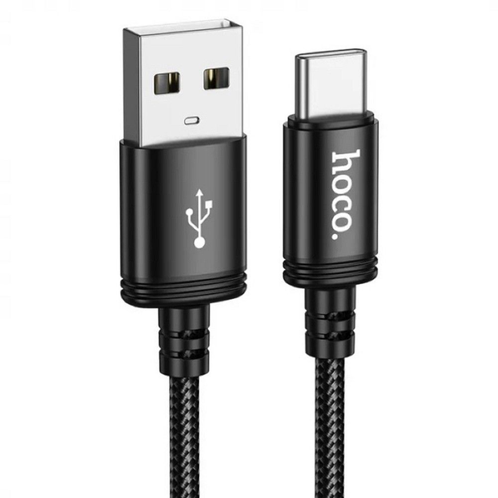 Cablu Hoco X91 USB-A la Type-C, 3A, 3m, Negru [0]
