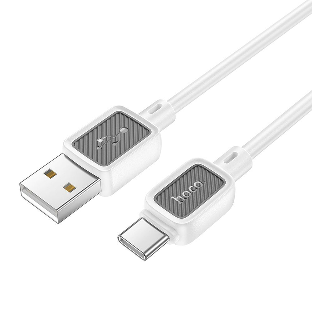 Cablu USB-A la USB-C Hoco X108 3 A, 1 m – Alb [1]