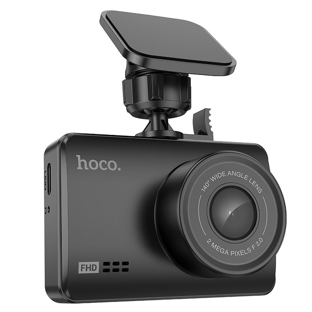 Cameră auto HOCO cu ecran 2,45" 1080P/30fps DV2 negru [1]