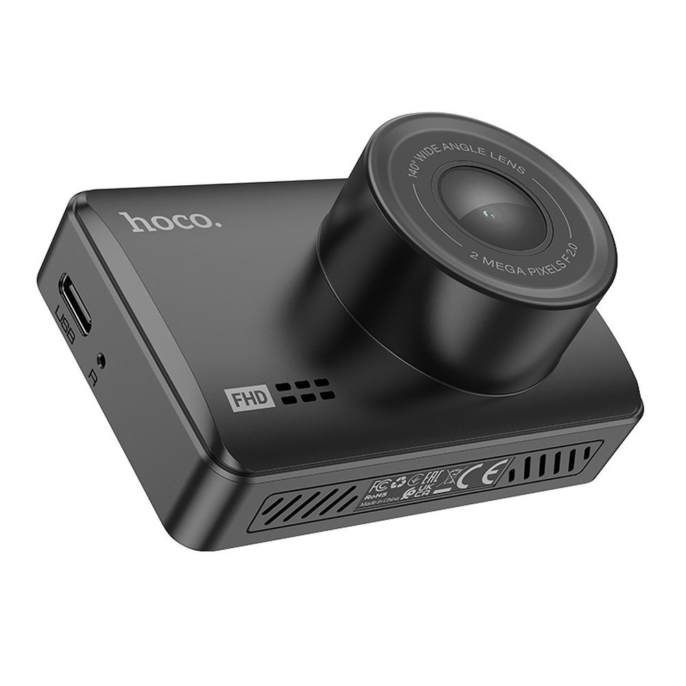 Cameră auto HOCO cu ecran 2,45" 1080P/30fps DV2 negru [7]