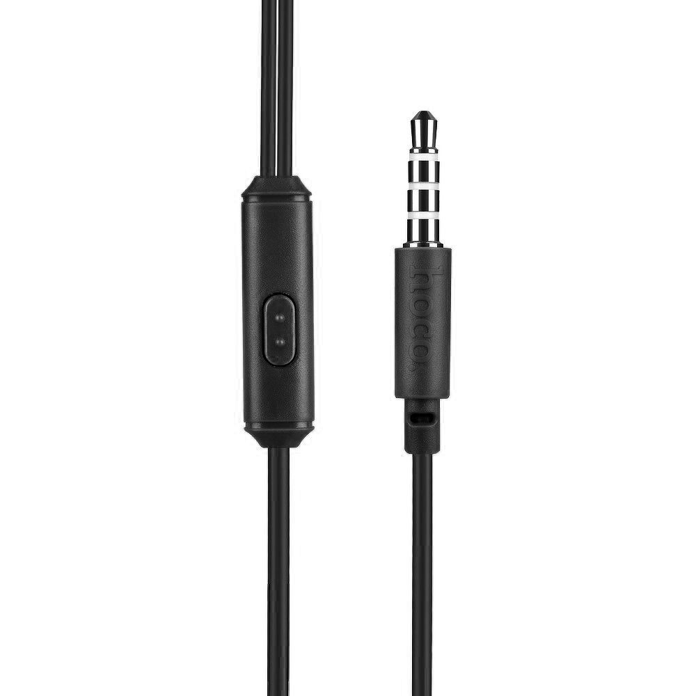 Căști Hoco cu Fir Jack 3.5 mm și Microfon, M14, Negru [1]
