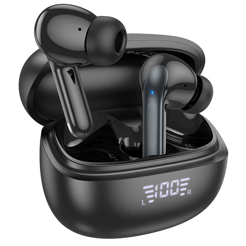 Casti Wireless Hoco EQ5 ANC+ENC Bluetooth 5.3 TWS Negru - Noise Cancelling [3]