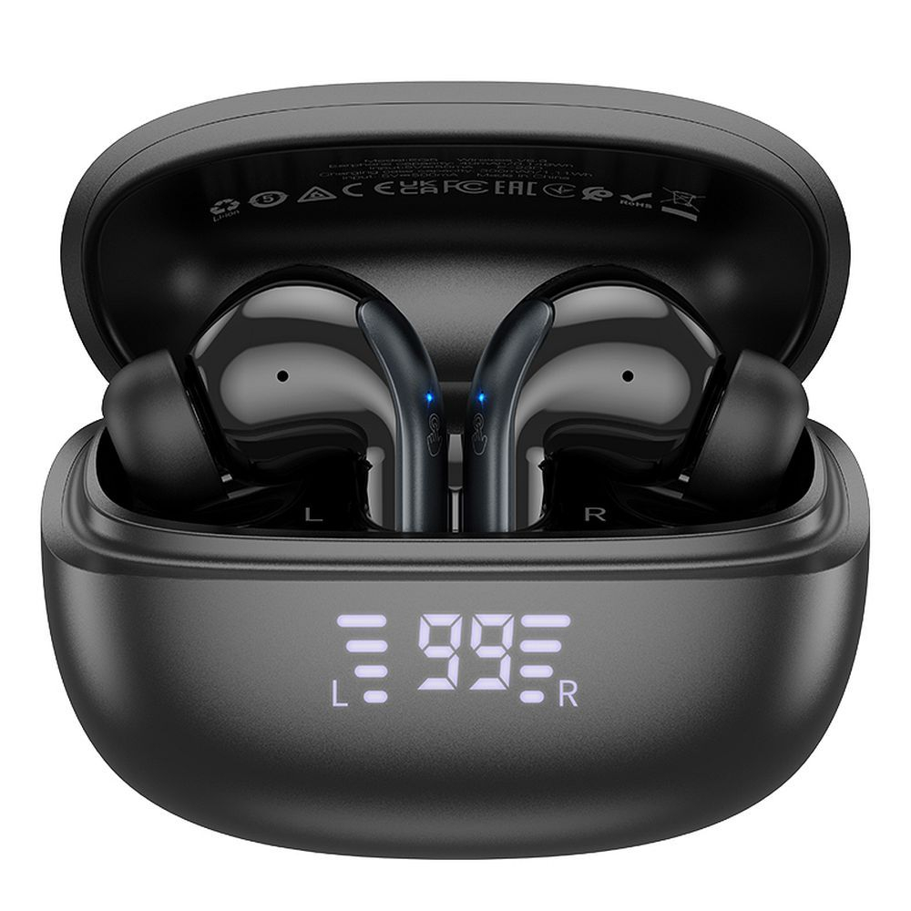 Casti Wireless Hoco EQ5 ANC+ENC Bluetooth 5.3 TWS Negru - Noise Cancelling [1]