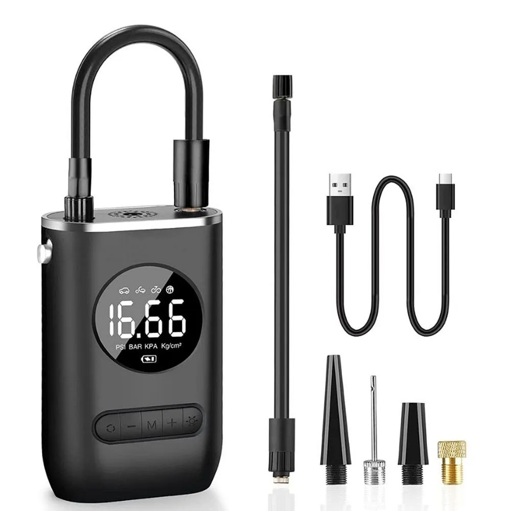 Compresor Electric Mini Wireless RC-K, Negru [8]