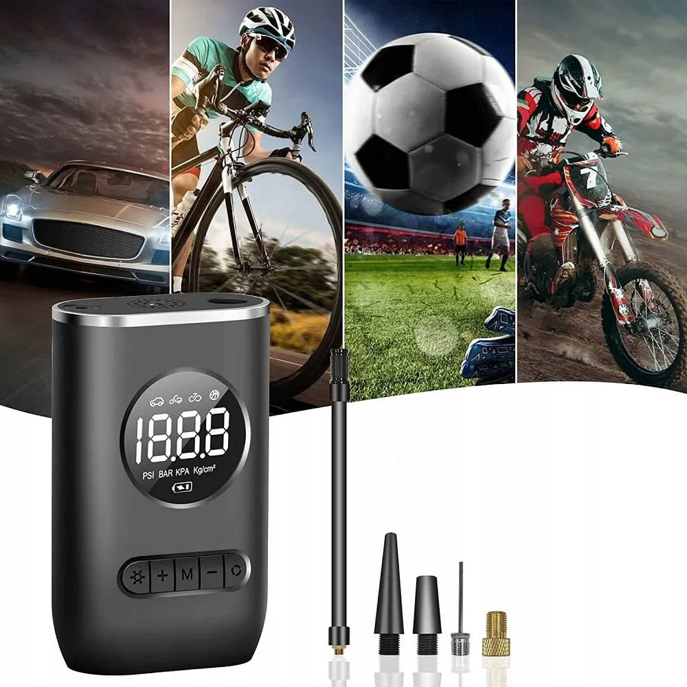 Compresor Electric Mini Wireless RC-K, Negru [6]