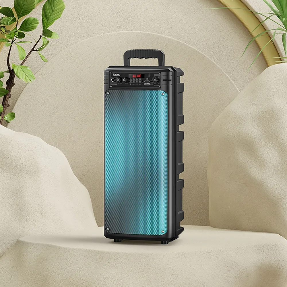 Difuzor wireless HOCO bluetooth + microfon fir BS52 negru [4]