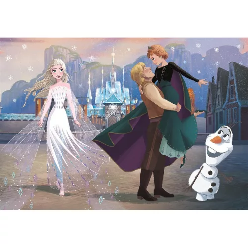Disney Frozen,Regatul de gheata - Puzzle Maxi Clementoni 24 Piese, 62x42 cm, Colecția SuperColor [1]