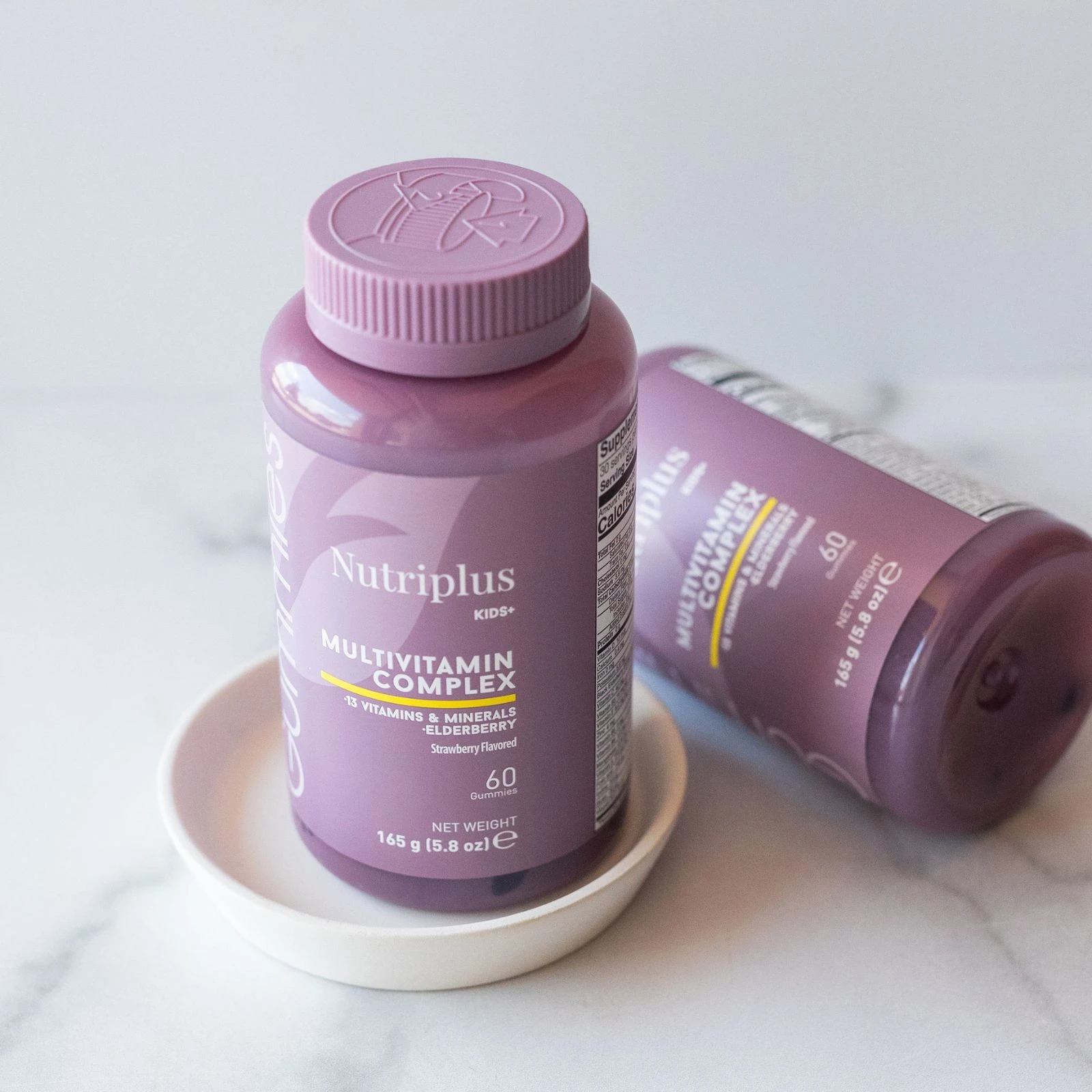 Farmasi Nutriplus Jeleuri Multivitamine pentru Copii – 60 Gummies Vegane, Gust Delicios de Fructe [1]