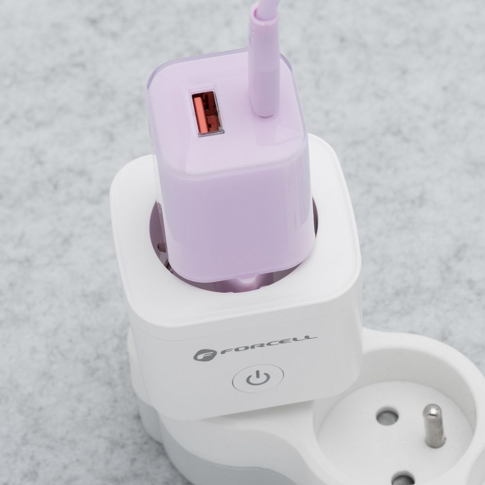 Forcell F-Energy EU02 Smart Plug 230V WiFi – Priză inteligentă, compatibilă Tuya / Alexa, Alb [6]