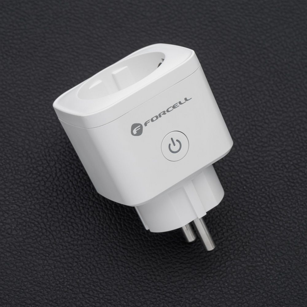 Forcell F-Energy EU02 Smart Plug 230V WiFi – Priză inteligentă, compatibilă Tuya / Alexa, Alb [4]