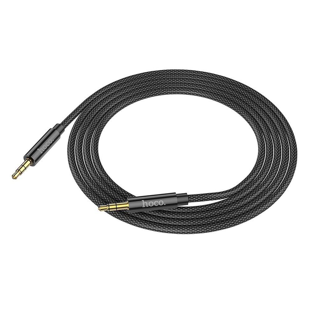 Hoco Cablu AUX Jack 3.5mm la Jack 3.5mm UPA19, 2m, Negru [1]