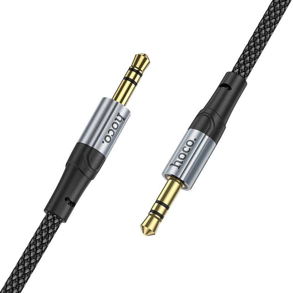Hoco Cablu AUX Jack 3.5mm la Jack 3.5mm UPA26, 1m, Negru [4]