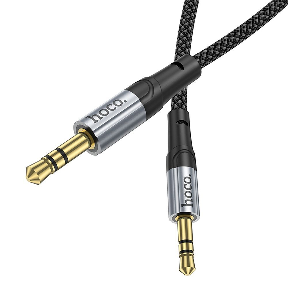 Hoco Cablu AUX Jack 3.5mm la Jack 3.5mm UPA26, 1m, Negru [2]