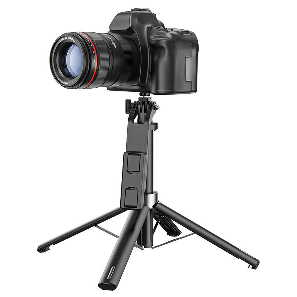 Hoco Selfie Stick cu Telecomandă Bluetooth și Trepied K21, Negru [5]