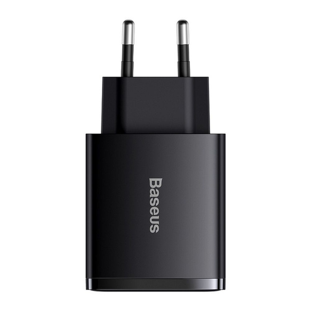 Încărcător Baseus 2 x USB-A + Type-C, PD QC3.0, 3A, 30W, CCXJ-E01, Negru [4]
