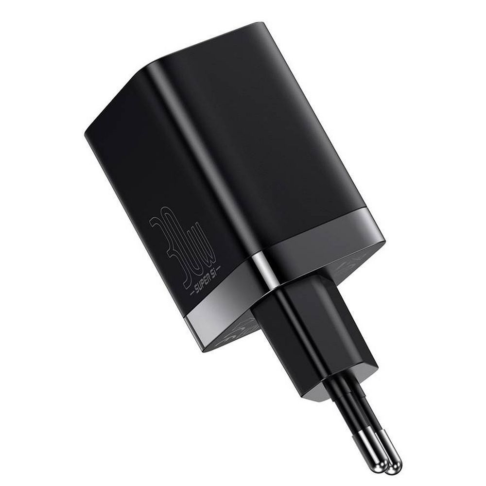 Încărcător Baseus USB-A + Type-C, PD QC3.0, 30W, CCSUPP-E02, Negru [2]