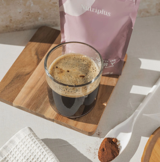 NUTRIPLUS Cafea Instant cu Mix de Cicoare si Colagen 100g [1]