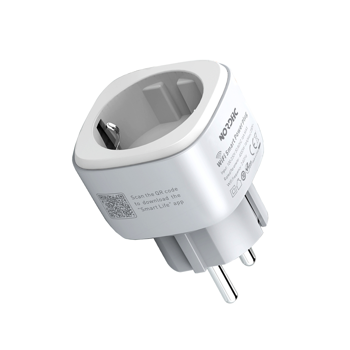 Priză inteligentă Nordic 16A, compatibilă Tuya Smart Life, alb [2]