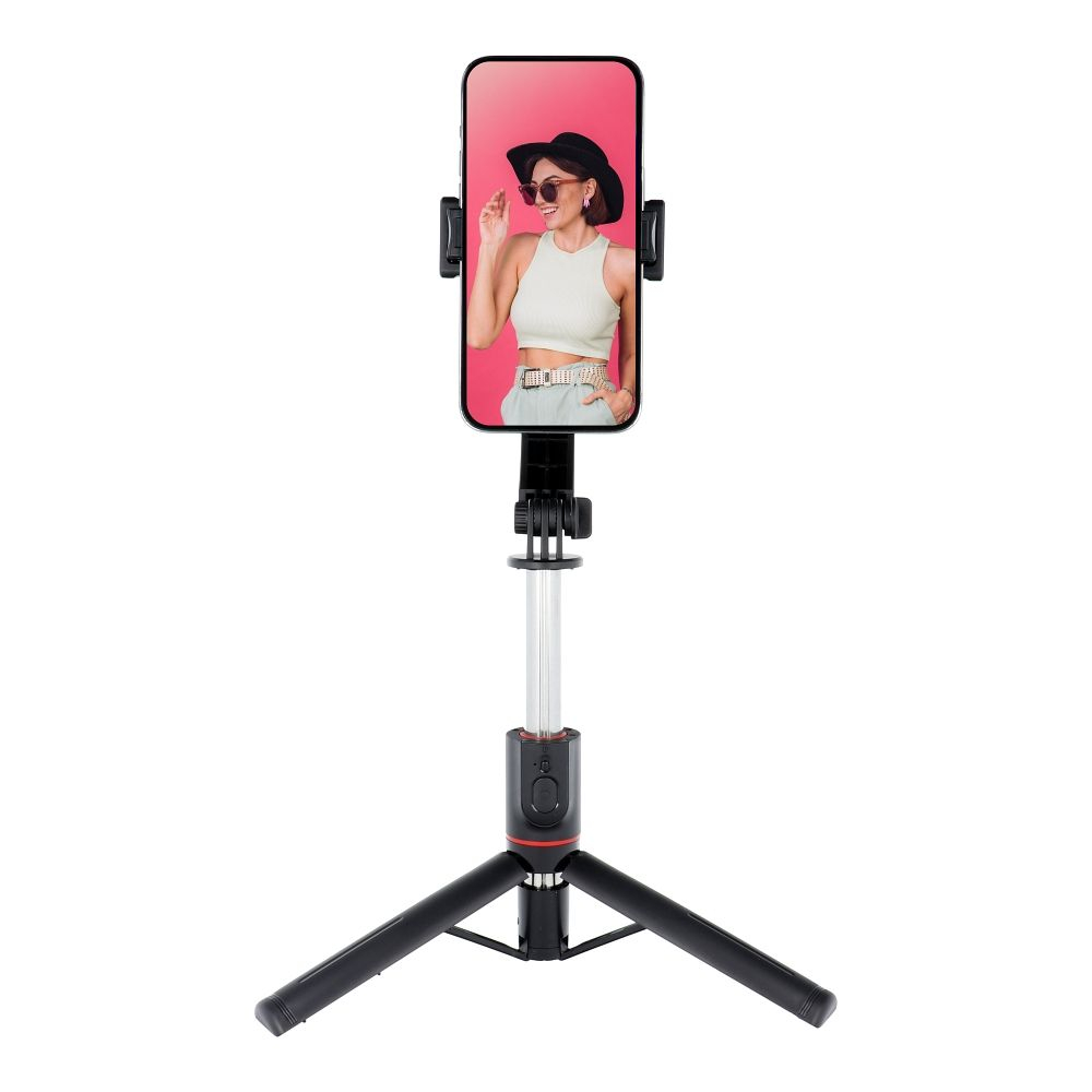 Selfie Stick Tripod cu Telecomandă Wireless SSTR-13, Negru – Suport Smart pentru Poze și Filmări [5]