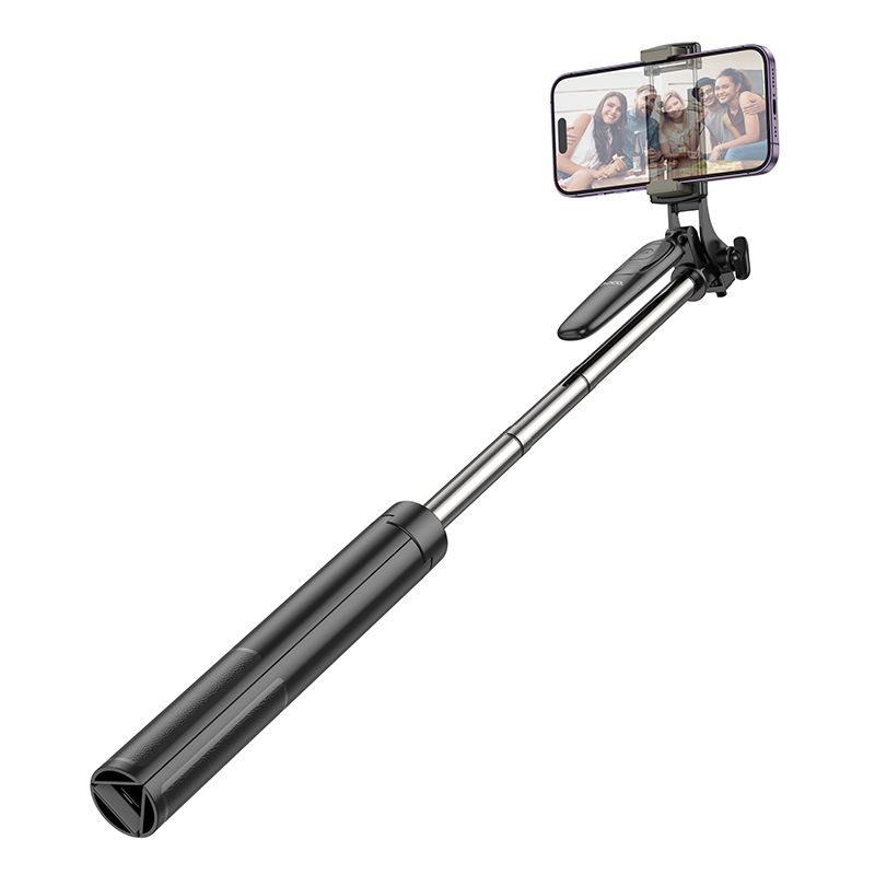 Selfie Stick Tripod Hoco K19 cu Telecomandă Bluetooth, Negru [8]