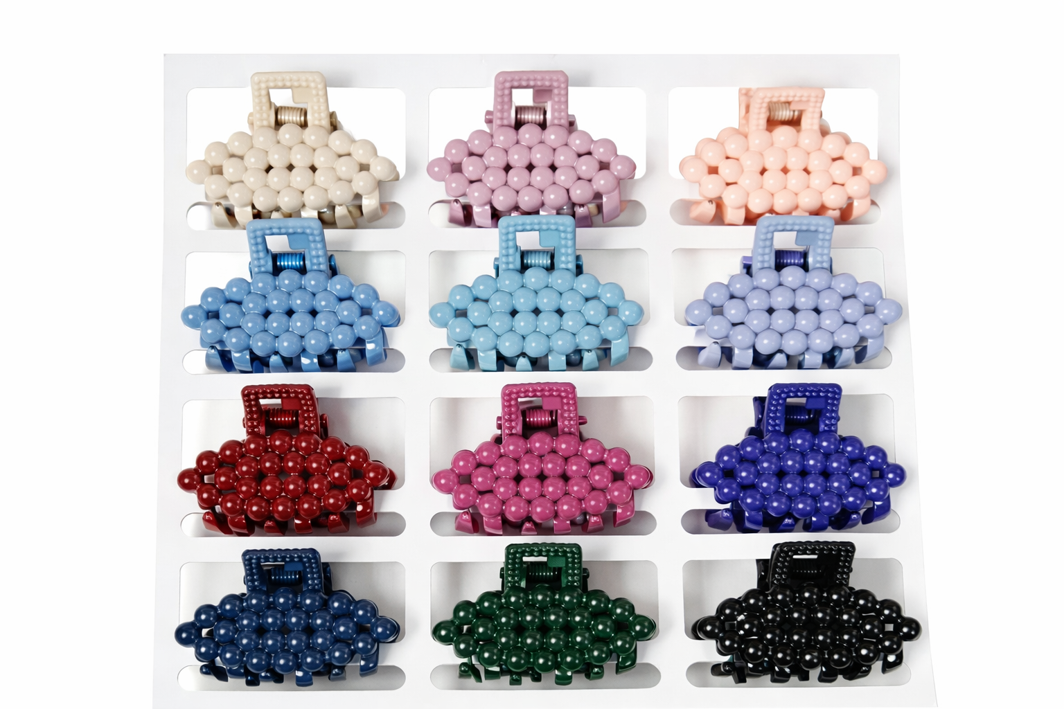 Set 12 Clești de Păr Mini – Accesorii Colorate pentru Coafuri [1]