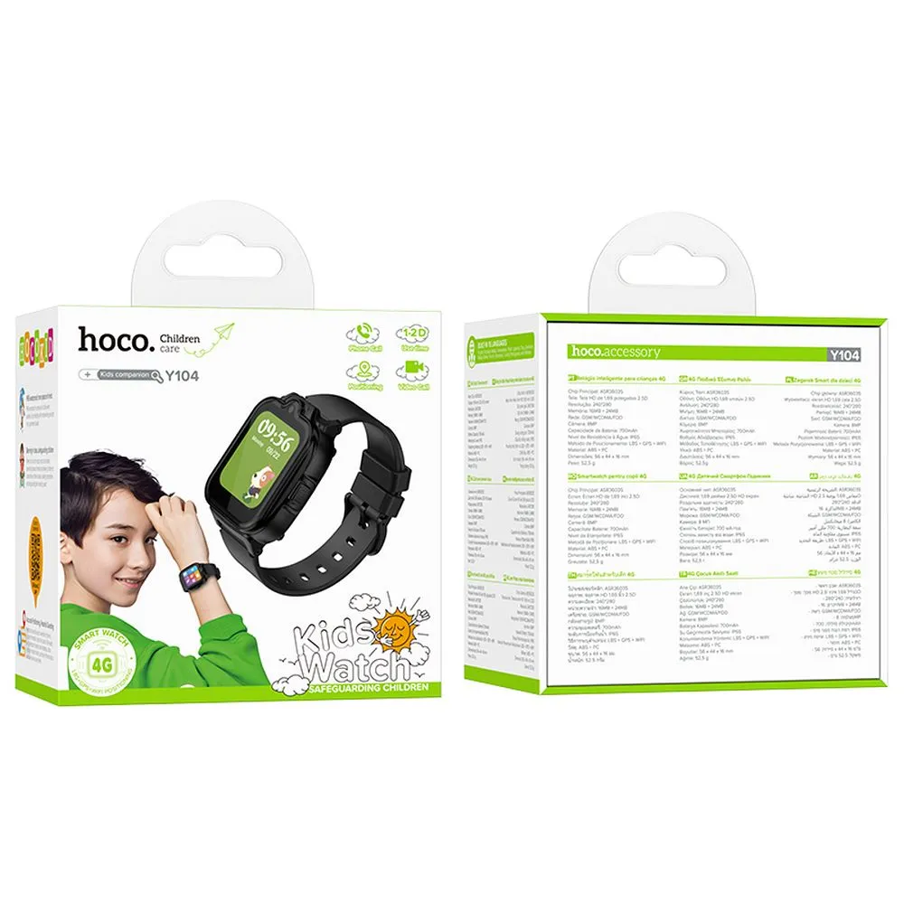 Smartwatch pentru copii HOCO Y104 4G GPS – ceas inteligent cu apel și localizare [2]