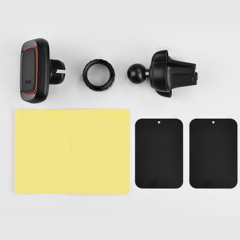 Suport auto HOCO CA23, pentru ventilatie, rotativ 360 °, magnetic, Negru [3]