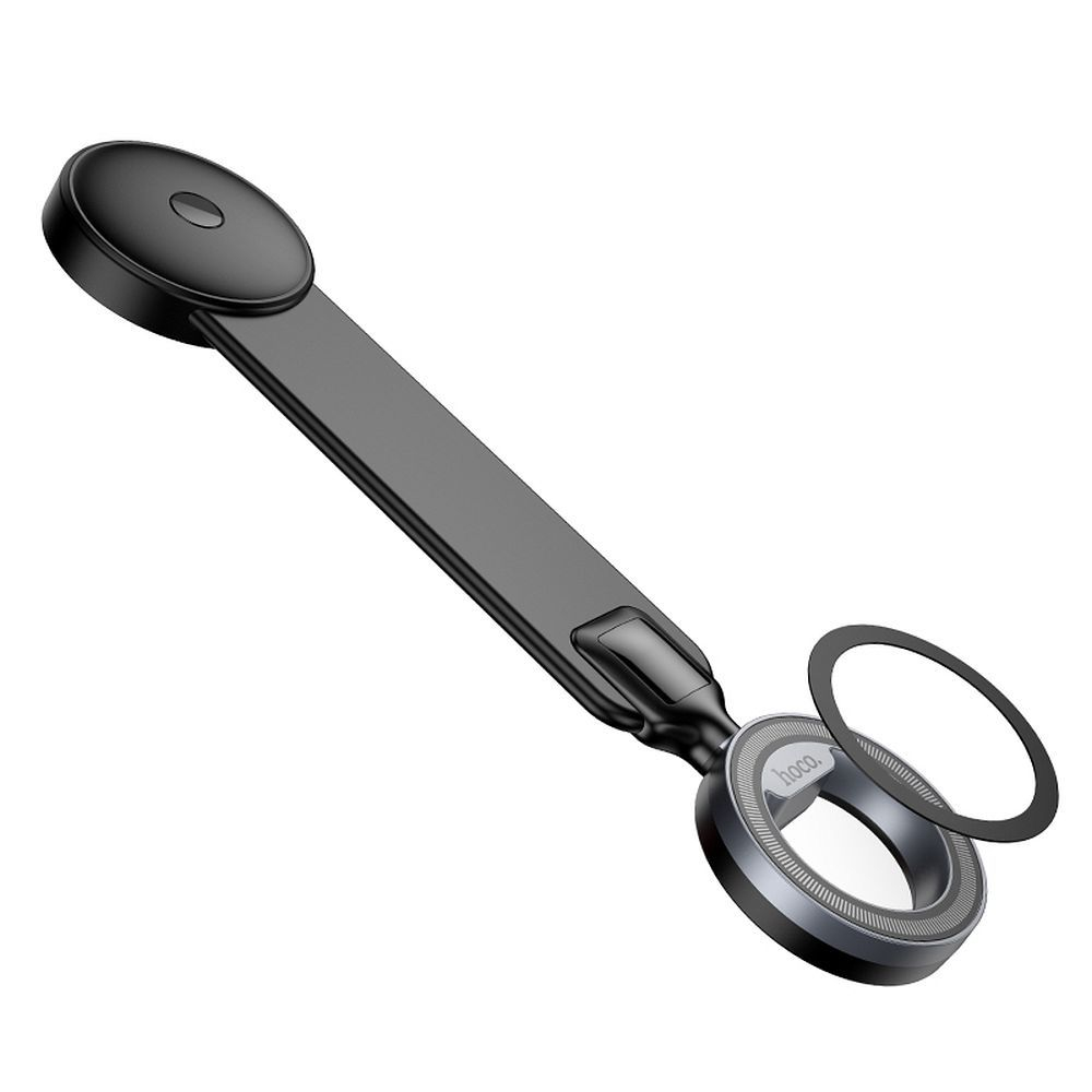 Suport Auto Magnetic Hoco H71 Compatibil MagSafe pentru Bord Negru Gri [1]