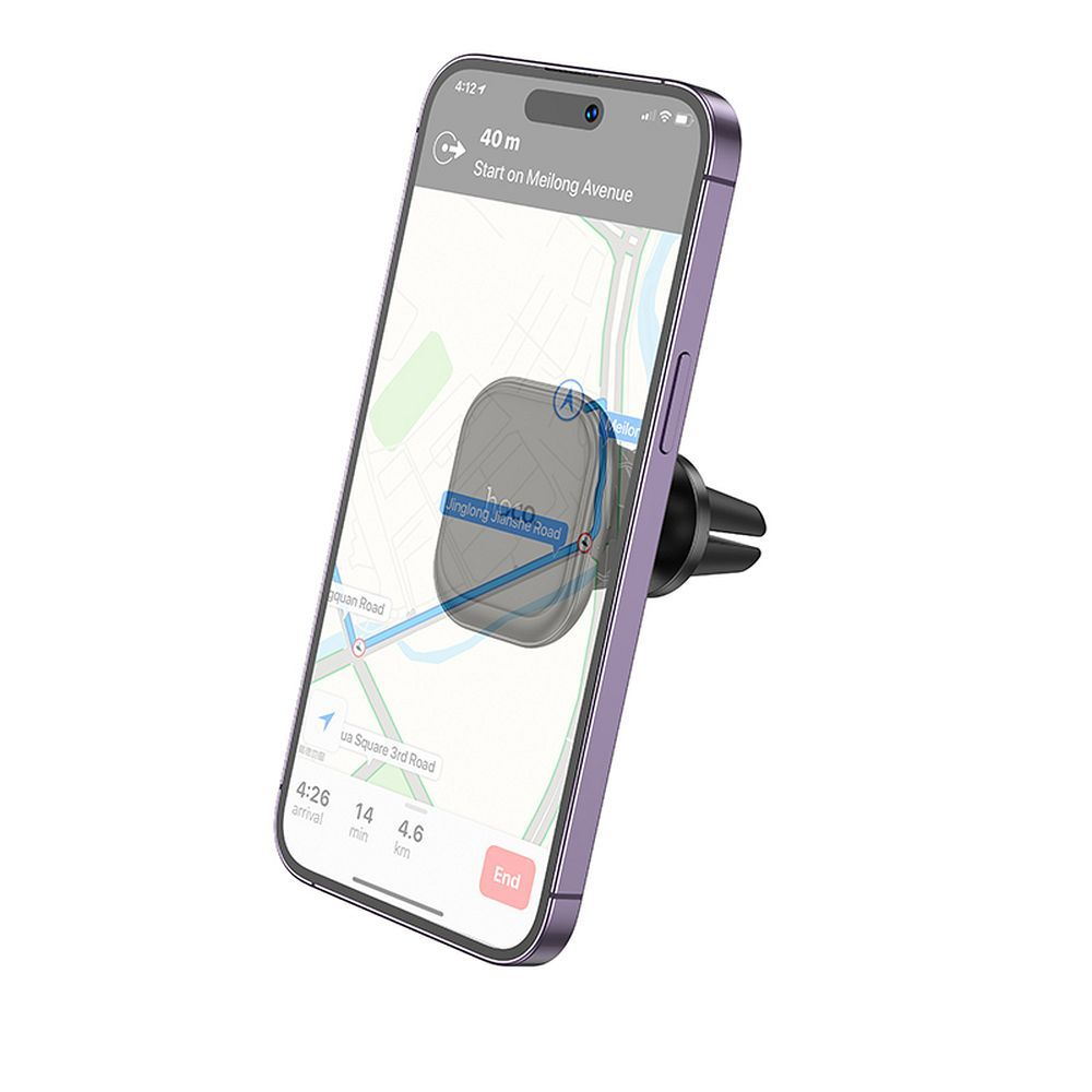 Suport Auto Magnetic Hoco pentru Grila de Ventilație, H29, Negru [6]