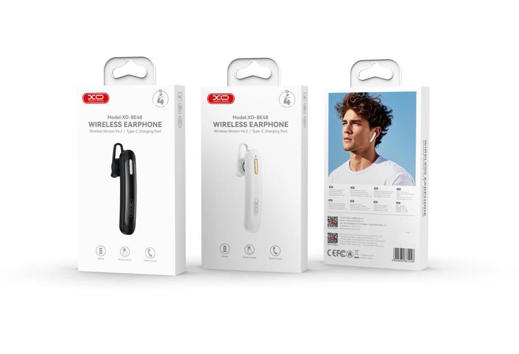 XO căști Bluetooth business, alb (model BE48) [2]