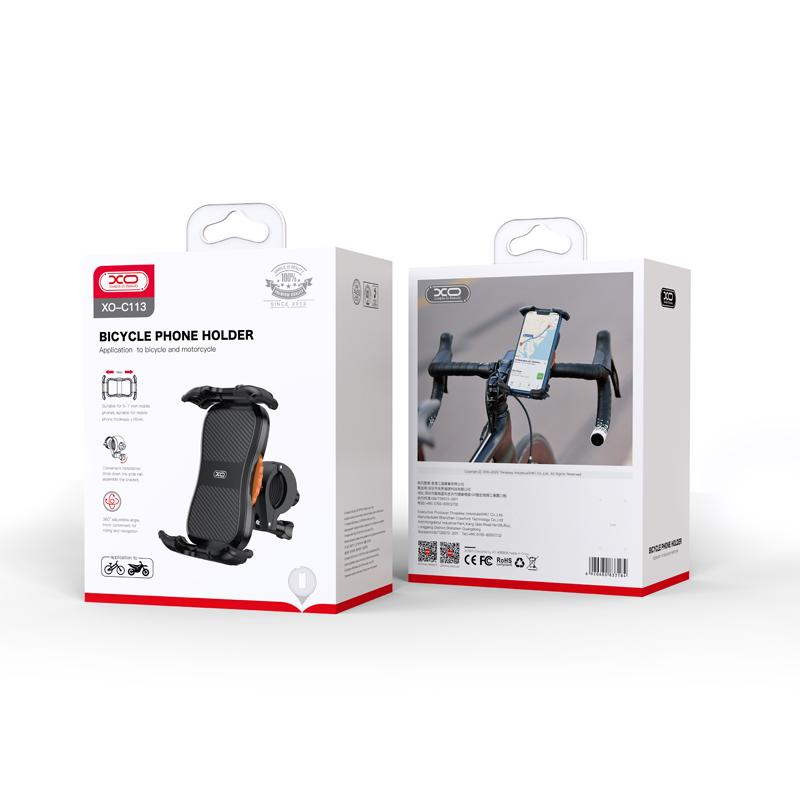 XO suport motocicletă/bicicletă pentru telefon, negru (model C113) [2]
