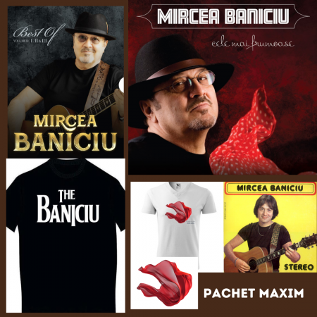 CD / Vinyl - Pachet MAXIM - CD, VINYL, ESARFA SI 3 TRICOURI