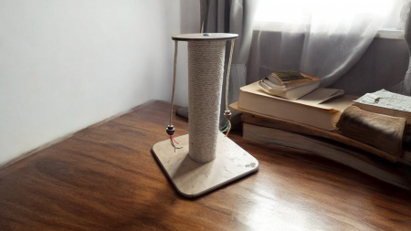 PENTRU PISICI - STALP CU SISAL NATURAL, CARUSEL, 36 x 36 X 45, NATUR