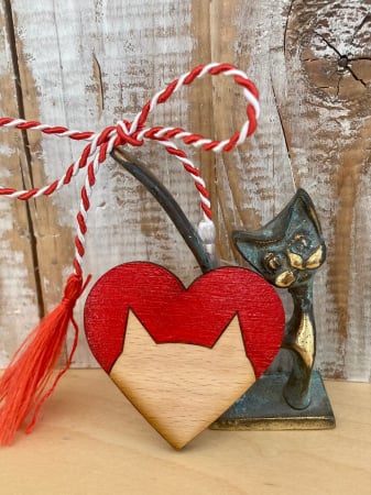 DECORATIUNI - Brosa Cat of my heart