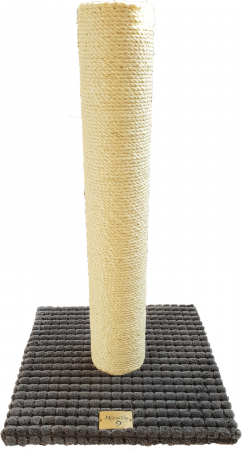 PENTRU PISICI - STALP CU SISAL NATURAL, 30 X 30 X 45, GRI