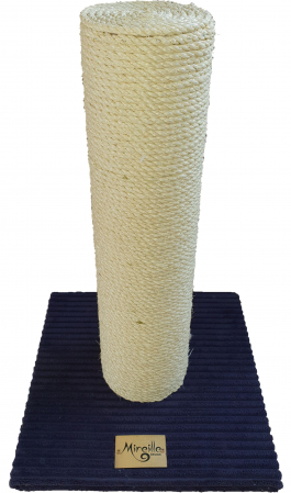 PENTRU PISICI - STALP CU SISAL NATURAL, 30 X 30 X 45, ALBASTRU