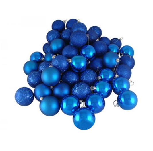 Set 36 globuri albastre plastic [2]