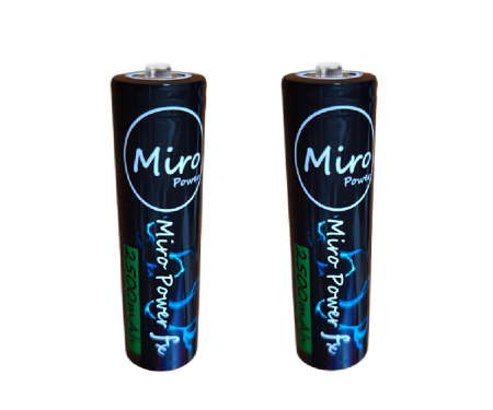 Acumulatori Li-ion - Baterii reincarcabile Miro Power 18650 Li-Ion 2500Mah 3.7v pentru lanterne, aparate de vapat si alte isntrumente