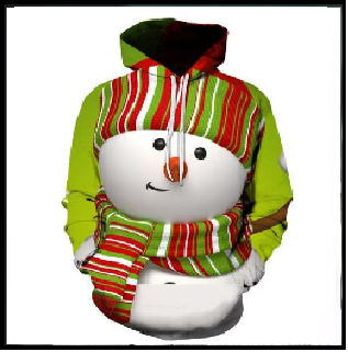 Haine - Hanorac 3D imprimat model Snowman