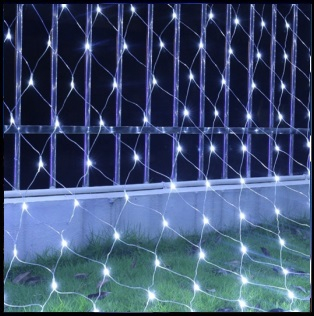 noutati - iNSTALATIE CRACIUN TIP PLASA , 1,5X1,5M , ALB RECE