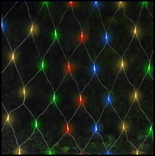 noutati - INSTALATIE CRACIUN TIP PLASA 2X2M MULTICOLOR 160 LEDURI