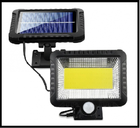 Lampi solare - Lampa solara 100 led cob , fir 5m