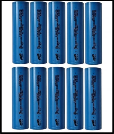 Promovate - Set 10 acumulatori Li-on model 18650 3.7v 1500mah - Miro